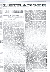 PANDIT SHYAMAJI IN NEWSPAPERS