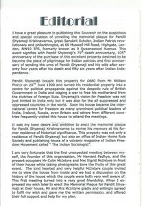 MEMORIAL PLAQUE SOUVENIR