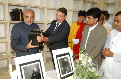 PANDIT SHYAMAJI'S ASTHI TRANSER CEREMONY