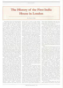 INDIALINK MAGAZINE ARTICLE IN INDIA HOUSEBY HEMANT PADHYA