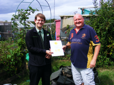 Best Newcomer - Nigel Purdy