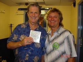 Barry and the legend Brian Wilson 