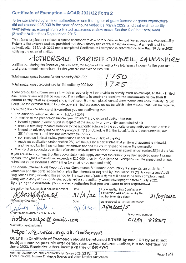 Audit Documents 2021-2022