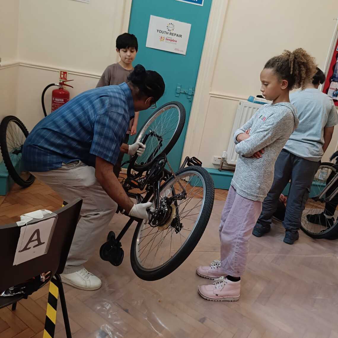 B3 - tipping the bike over