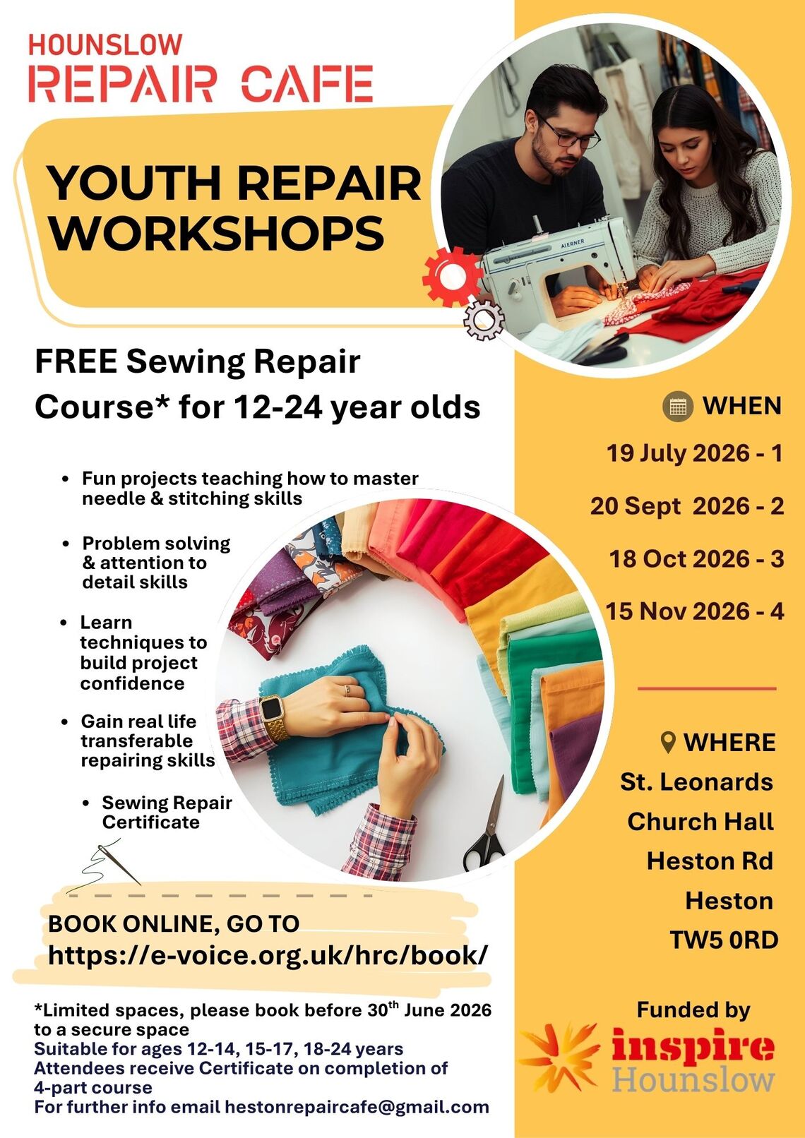Sewing Repair Workshop