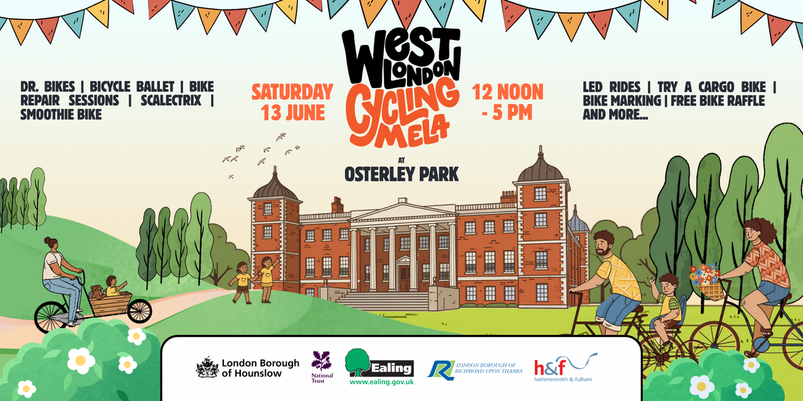 West London Cycling Mela 2026 banner