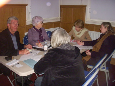 Committee meeting 2012 David, Wendy,June, Jennie and Vicky