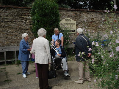 Admiring the Walled Garden