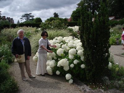 Picking up gardening tips at Loseley