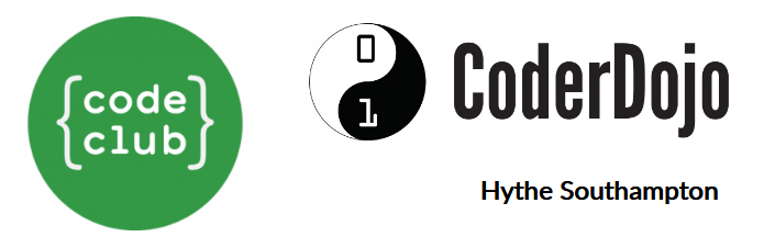 Hythe Southampton Code Club and CoderDojo logo