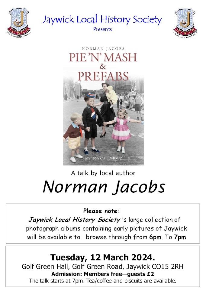 Pie 'n' Mash prefabs Jaywick Local History Society