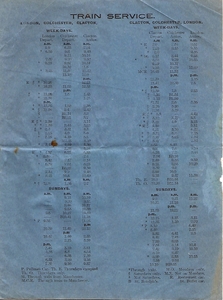 Jaywick Journal, Issue No. 3, Inside Back Cover