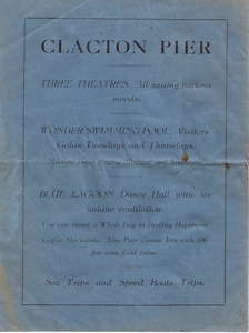 Jaywick Journal, Issue No. 3, Back Cover.