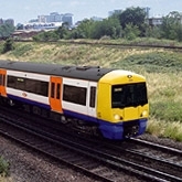 London Overgroumd  Train at Gloster Rd Jctn