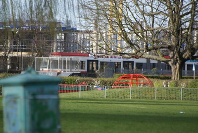 Tram from Wandle Park
