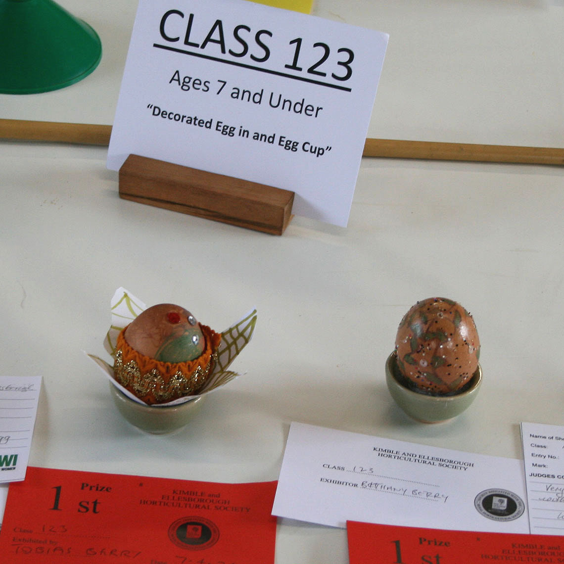 Spring Show 2024 -Class 122 - Decorated Egg in an Egg Cup