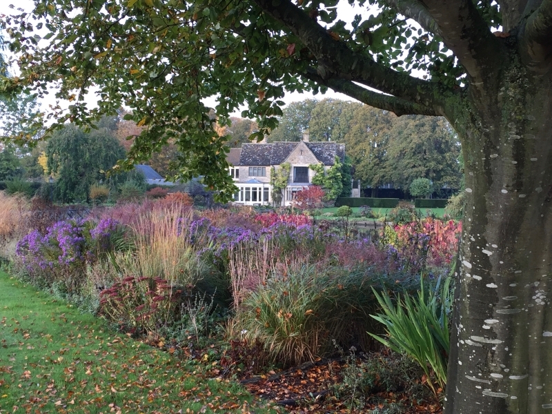 The Grange - house and perennial border