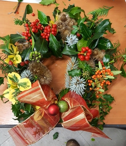 Happy Christmas wreath