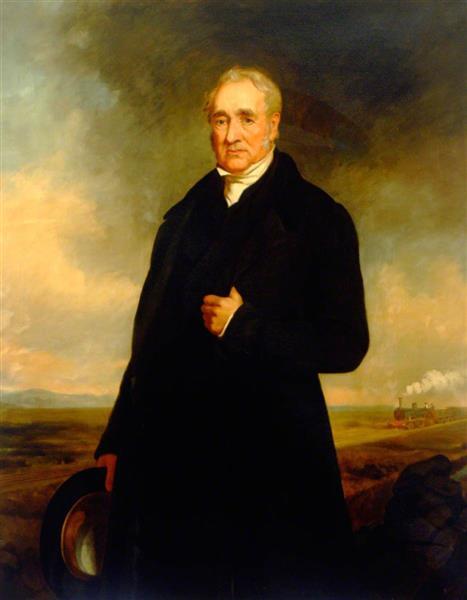 Portrait of George Stephenson 
