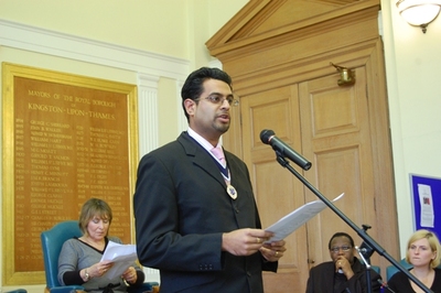 The Deputy Mayor, Cllr Rohan Yoganathan