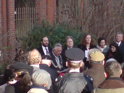 Rabbi David Mason and Rabbi Danny Rich with other participants