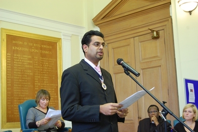 The Deputy Mayor, Cllr Rohan Yoganathan