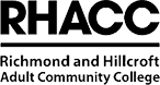 RHACC black text logo