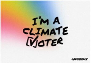 Greenpeace Climate Voter Poster
