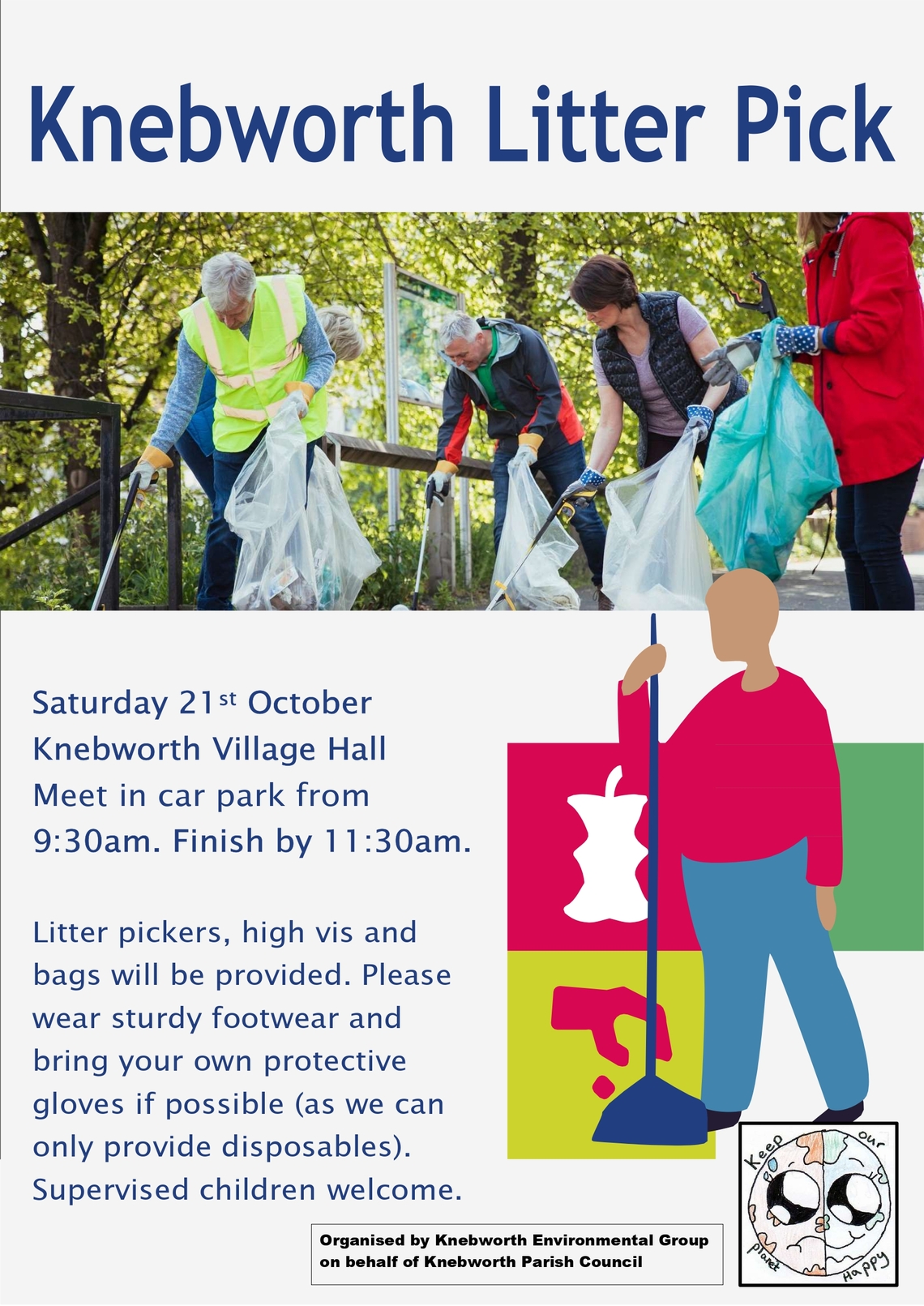 Knebworth Litter Pick Poster