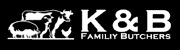 K&B Butchers logo
