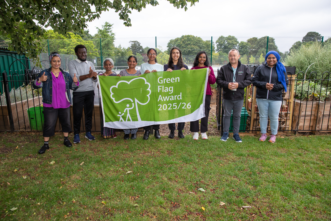 Friends of Lampton Park with the Green Flag Award