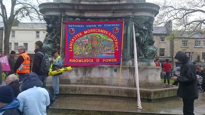 Start of Lancaster May Day march 2015