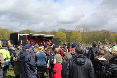 Burnley May Day rally at Towneley Park