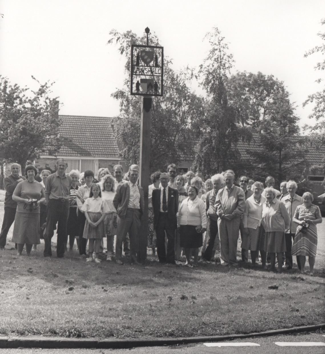 Hall Mead Sign 1991