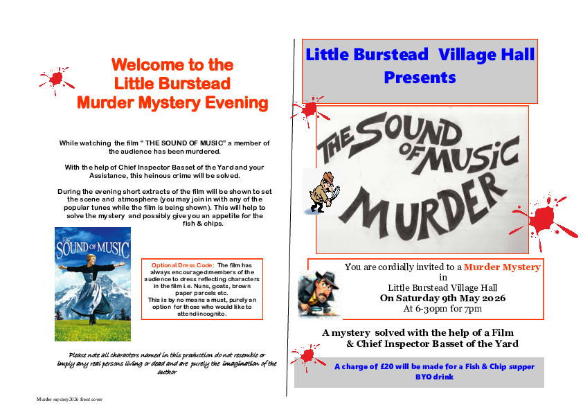 Murder Mystery 9th May 