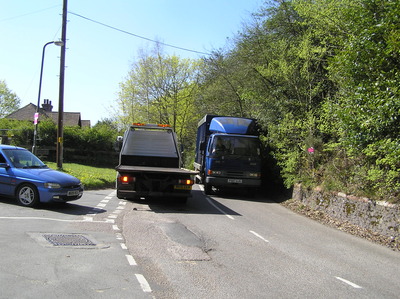 Dangerous Knoll Road junction with Coldharbour Lane