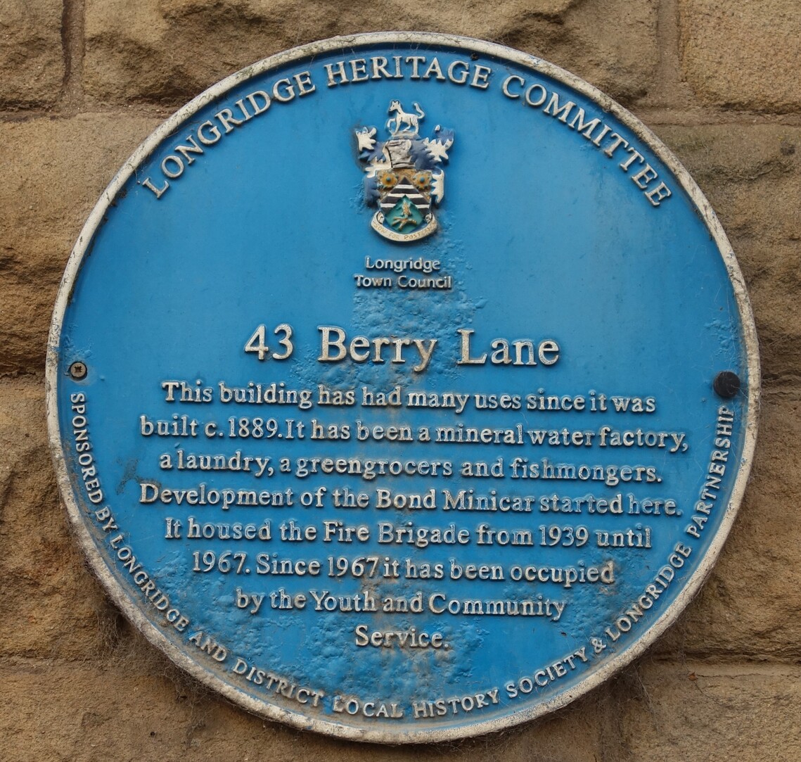 Blue Plaque - before