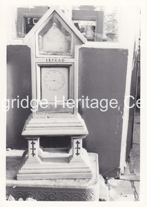 111B - Stone Clock - Owned by Harry Clegg and dated 1874 - Unknown
