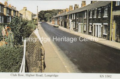 113C - Higher Road - Club Row cottages - 1970