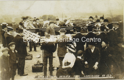 123A - Tootle Height Park - Showing Longridge Band in action - Unknown