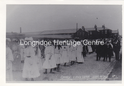 125B - Kestor Lane - Church procession approaching from Stone Bridge - Unknown