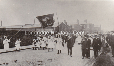 125C - Kestor Lane - Church procession approaching from Stone Bridge - Unknown