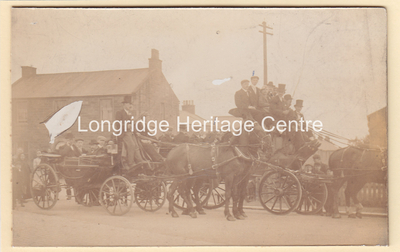 126B - Stone Bridge - A horse drawn mill trip about to depart - 1902