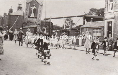 130B - Preston Road - Church procession outside St Wilfrids Church - Unknown