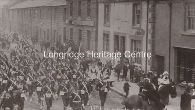 130C - Derby Road - Miltary Band passing the Forrest Arms - Unknown