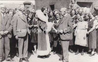 143B - Whittles Mill - The Cotton Queen with fellow workers on 24th June - 1939