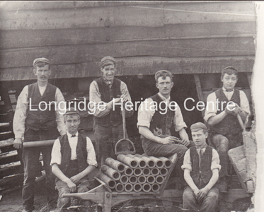 155B - Thornley Tile Kiln - A group of workmen - Unknown