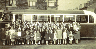 304A - Bus Trip to the seaside - For children to celebrate the end of the war - 1945
