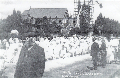 317B - Pitt Street (Derby Road) - St Wilfrids tower & extension under construction - 1907