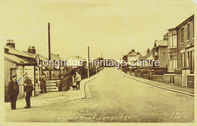 324C - Higher Road - Top of Green Lane with Harry Clegg & Cut Thorn cottages - 1950